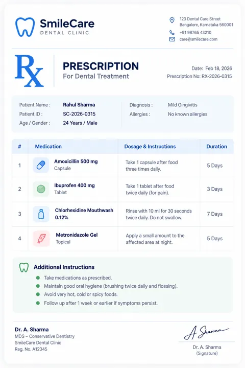 Prescription (demo)